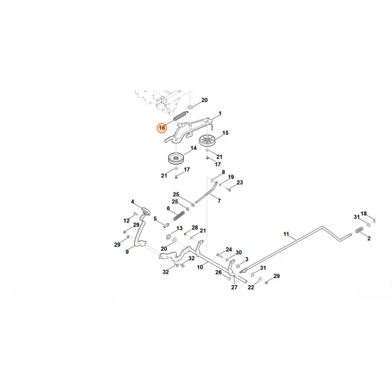 STIHL Sprężyna naciągowa 6170 162 7920